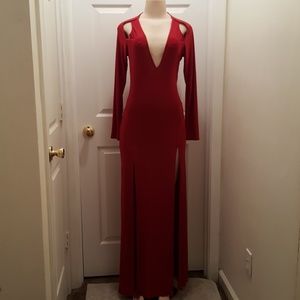 SEXY RED BODYCON DRESS